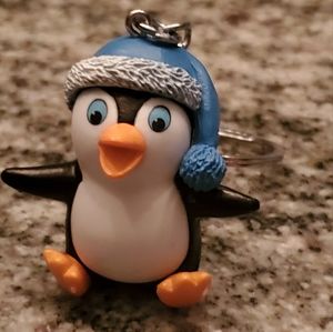 Blue Hat Pequin Keychain